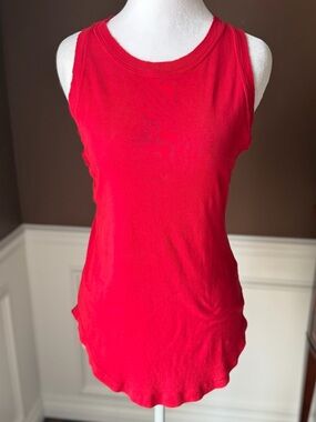 Michael Stars Lindsay Tank Supima Color Heart (Red) Size Small NWT